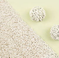 Litière pour chat en fibres de tofu naturelles de haute qualité, faible teneur en poussière, agglomération rapide, contrôle des odeurs, écologique, jetable aux toilettes, 6L pour chats d'intérieur