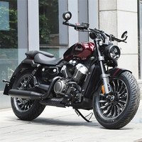 Moto de voyage rétro pour hommes Benda Jinjila Gray Stone 300CC JSJ250-2, moteur bicylindre en V, vitesse maximale de 180 km/h