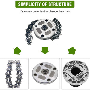 Accesorios para Cortacésped de Alambre de Acero con Funciones de Eliminación de Óxido y Desbroce, Desbrozadora de 6 y 8 Pulgadas, Tamaños Universales - Product Image 6