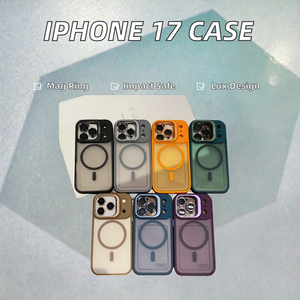 Applicabile per custodia per telefono <span class=keywords><strong>iPhone</strong></span> 17 PROMAX, attacco magnetico opaco con texture liscia per porta lenti <span class=keywords><strong>Apple</strong></span> 16 - Product Image 3