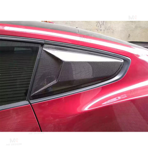 Robot phong cách sợi carbon bên cửa sổ louver bìa cho Ford <span class=keywords><strong>Mustang</strong></span> 2015 2021 phía sau bên Vent cửa sổ TRIM Bìa Phụ Kiện Xe Hơi - Product Image 4