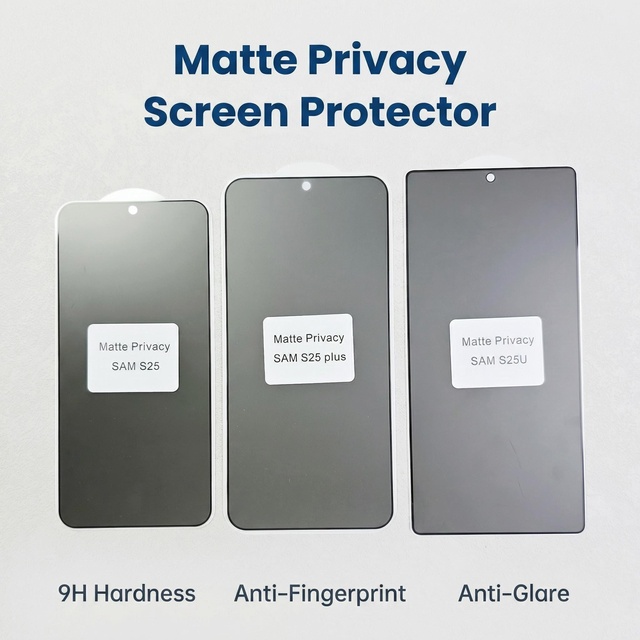Hot Selling Matte Privacy Screen Protector S25u S25 Anti spy Glass Screen Protector Updating S26 S26 Plus S26 ultra
