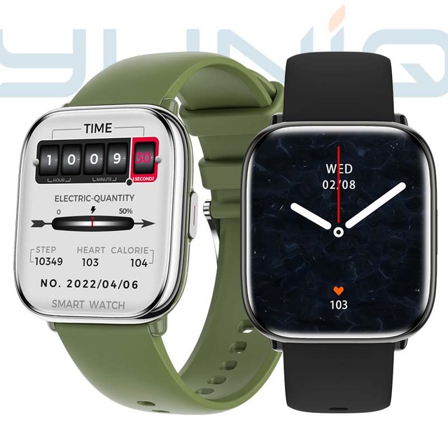 Yuniq Amoled 1.75Inch Screen Reloj for Men Women Heart Rate Sleep Monitor Bt Call Function 2025 New Sports SmartWatch Hd12