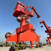 Grue portique mobile à quatre articulations de 40 tonnes avec composants d'engrenage pour utilisation en pédestal offshore - Huada Heavy Industry