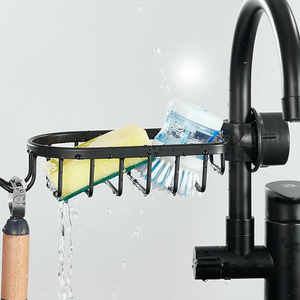 Étagère de Douche Murale Sans Perçage en Aluminium pour Salle de Bain, <span class=keywords><strong>Support</strong></span> de Rangement pour Douche et Toilettes - Product Image 2