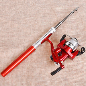 Mini caña de pescar de bolsillo, multiherramientas, combo de carrete, Juego de pesca de viaje para hielo - Product Image 2