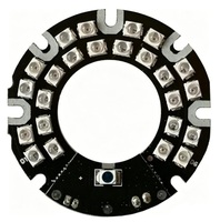 Illuminateur IR personnalisé 850nm, panneau lumineux infrarouge annulaire SMD 2835 LED pour caméra CCTV, lampe infrarouge de vision nocturne