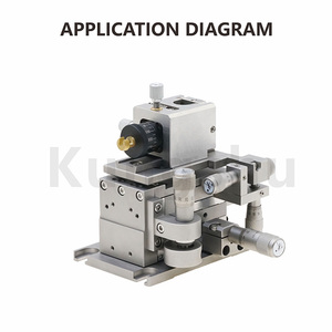Plateforme d'alignement et de couplage de précision pour fibres optiques série Kungshu <span class=keywords><strong>MASD</strong></span> avec axes XYZ et réglage de la pitch - Product Image 2