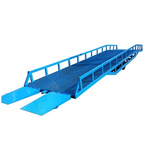 Мобильный гидравлический подъемник для контейнеров 10 тонн, цепной, ручной, для погрузки грузовиков, рабочая платформа для погрузчика, погрузочная рампа - Product Image 1