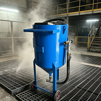 Sablageur portable polyvalent pour la réparation et l'entretien des surfaces métalliques sur site