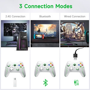 Atacado EasySMX versão de atualização 9013PRO Acessórios para jogos: gatilho Hall Effect, 2.4G/BT/Joysticks com fio e controladores de jogo - Product Image 2