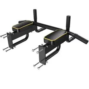 Home Gym Dip Station Wall Mount Pull Up Bar Chin Up Bar Knie Verhogen Station Bovenlichaam Trainer