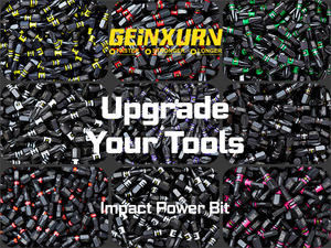 Nuovo Set di Punte per Cacciavite a Impatto Industriale S2 Codificate a Colori, Miste PH SQ Torx SQ SL # Supporto in Plastica Personalizzabile con 8 Perni in Acciaio - Product Image 6