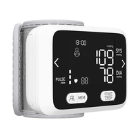 Tensiomètre électronique intelligent d'entrée de gamme avec écran LED, moniteur de tension artérielle automatique alimenté électriquement
