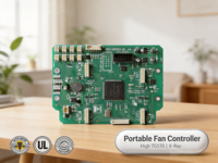 PCB Kontrol Pistol Pijat High TG170 FR4 untuk Perangkat Pendamping Perjalanan dengan Proses Desain PCB Microvia HDI dan Perakitan PCB