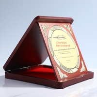Plaque commémorative en bois personnalisée pour la retraite, reconnaissance du chef d'équipe ou du professeur, cadeau d'anniversaire, décoration de bureau