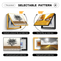Cuadro Decorativo de Porcelana de Cristal para Caja de Medidor Eléctrico, Arte de Pared de Lujo para Decoración del Hogar, Venta al por Mayor de Fábrica