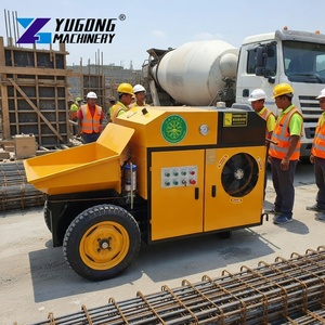 15KW 6m³/h Small Concrete <b>Pump</b> YG-10 with 20m Vertical Lift - Product Image 1