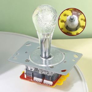 Joystick Metálico Integrado de Colores con Bola de Cristal para Máquinas de Juegos Arcade, Accesorios con Clip para Muñecas, Juegos Operados con Monedas - Product Image 2