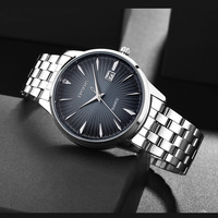 TPOFHS 249 nouvelle montre minimaliste hommes décontracté Sport acier bande montres à Quartz calendrier affaires étanche hommes montre-bracelet reloj