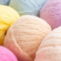 Fil de laine 3 plis doux et lisse, fil de velours fin pour tricot DIY, crochet, pull, poupée, écharpe