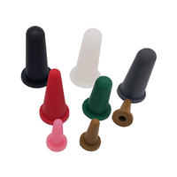 Produits en caoutchouc de silicone moulés sur mesure Bouchon en caoutchouc conique Bouchon en caoutchouc triangulaire