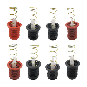 Válvula de desagüe EPDM A381 de 57 mm para lavadora con varilla de tracción y tapón de cuero, accesorio. - Product Image 4