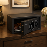Mini-coffre-fort pour la sécurité des chambres d'hôtel |   Boîte de sécurité électronique pour clés |   Coffre-fort numérique en métal pour objets de valeur