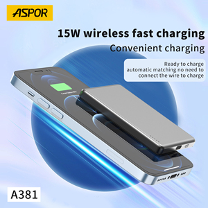 Aspor A381 Power Bank Magnetico Wireless PD20W 5000mAh Mini Portatile <span class=keywords><strong>con</strong></span> <span class=keywords><strong>Batteria</strong></span> ai Polimeri di Litio - Product Image 5