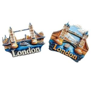Pegatinas magnéticas de resina impermeables, recuerdos de viaje, decoraciones para el hogar, imanes de nevera del puente del Támesis de Londres - Product Image 2