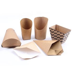 Caja <span class=keywords><strong>de</strong></span> Papel para Comida para Llevar, Caja <span class=keywords><strong>de</strong></span> Embalaje para <span class=keywords><strong>Donuts</strong></span>, Cono <span class=keywords><strong>de</strong></span> Papel Impreso para Papas Fritas - Product Image 5