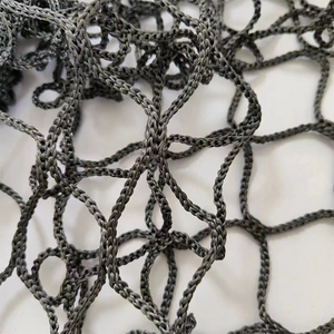 Filet <span class=keywords><strong>de</strong></span> protection gris 45*45mm pour football, 100% fibre vierge, personnalisé, filet professionnel pour volley-ball, filet <span class=keywords><strong>de</strong></span> clôture pour terrain <span class=keywords><strong>de</strong></span> football - Product Image 3