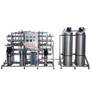 1000LPH système EDI RO à deux étages équipement d'eau purifiée en acier inoxydable équipement d'eau ultrapure biopharmaceutique - Product Image 2