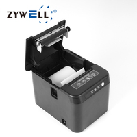 NUEVA Impresora Térmica de Recibos ZYWELL ZY-Q821 de 80mm, Impresora POS de Última Moda