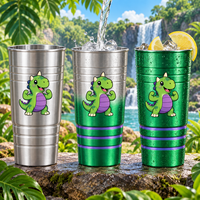 Gobelets en aluminium personnalisables à changement de couleur, réutilisables pour boissons froides, pour mariages, festivals et promotions, pour fêtes et événements