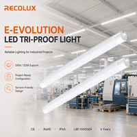 Luminaria LED Tri-Proof Enlazable L80 100000H con 5 Años de Garantía, Conexión por Cable, Resistente al Agua para Proyectos Industriales