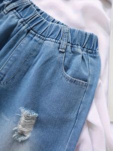 Shorts en jean déchirés personnalisés pour garçons, commande en gros, échantillon en 7 jours |   En stock dans l'entrepôt d'outre-mer |   Prix de liquidation - Product Image 5