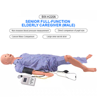 Maniquíes de Enfermería de Cuerpo Completo Avanzados para Personas Mayores, Modelos de Entrenamiento en Ciencias Médicas, Material de PVC, Ayudas Didácticas de Anatomía para el Cuidado