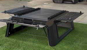 Cubierta de Camioneta Negra Mate para <span class=keywords><strong>Nissan</strong></span> Titan, Techo Rígido de Aluminio para Camioneta, Cubierta para Camioneta con Baca - Product Image 2