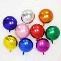 Ballons en feuille ronds de 18 pouces, hélium, décoration de fête de mariage, ballons cadeaux