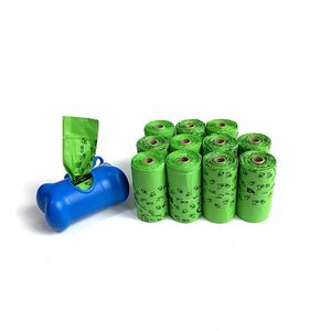 Certified <b>Compostable</b> Dog Bags Poop Biodegradable Poop Bags Earth Friendly Cornstarch Pet Waste Dog Poop Bag Rolls - Product Image 4
