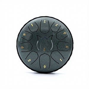 Tambor de Mano Etéreo de 6 Pulgadas y 8/11 Tonos, Diseño de Flor de Loto, Cuenco Cantante de Acero al Carbono, Desprende el Polvo/<span class=keywords><strong>los</strong></span> Preocupaciones - Product Image 4