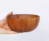 Bols de cuisine ronds en bois d'acacia vintage personnalisés et écologiques Guansen pour une utilisation en fête