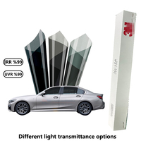 Lámina Cerámica Original 3M para Ventanas de Coche, Rollo de 100 Pies, Reflectante IR SOLAS, Protección de Privacidad del 99%, VLT 2% 5% 15% 35% 45% 75%