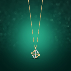 Colgante de Diamante Geométrico Abstracto de Moda para Mujer en Oro de 10K, 14K, 18K y Plata de Ley 925, 935 - Product Image 3