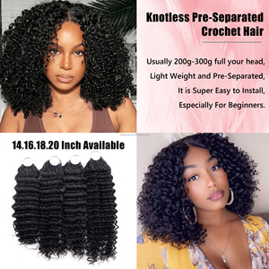 Nuovo arrivo 100g Micro anelli anello capelli crespi Pre in Loop uncinetto capelli umani capelli - Product Image 4