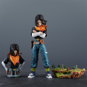 Dragón DBZ de 29cm con Perlas Negras, Android 17, figura de lapislázuli, modelo de estatua, Colección para niños, decoración de escritorio, juguetes ornamentales, regalos - Product Image 3
