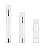 Bouteille en plastique ABS personnalisée pour cosmétiques, flacon de parfum sans air, vaporisateur à fine brume, capacité 15ml 25ml 35ml, vente en gros directe usine
