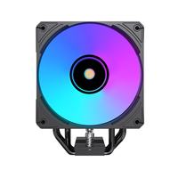Service de refroidissement CPU OEM ODM Lovingcool, refroidisseur d'air haute performance TDP 210W 220W 230W, dissipateur thermique avec affichage de la température, ventilateurs PWM