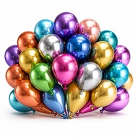 Joyeux anniversaire Rose Gold Noir Rouge Vert Violet Bleu et Or Couleurs assorties Ballon de fête Décoration de ballon et accessoires